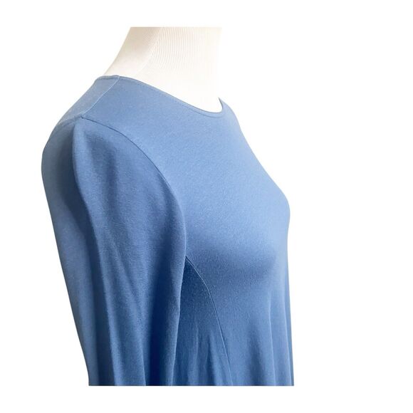 Women’s Eileen Fisher Viscose Jersey Ballet Neck Tunic Blue Bird,SZ PP/PTP XS - Picture 10 of 13